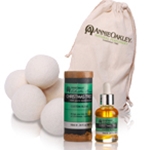 Wool Dryer Balls with Christmas Tree Pure Essential Oil