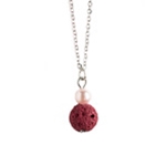 Pink Lava Necklace