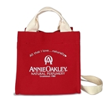 Annie Oakley Red Canvas Bag