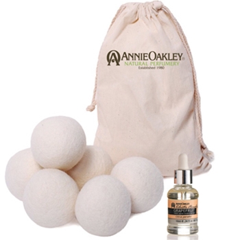 Wool Dryer Balls with Grapefruit