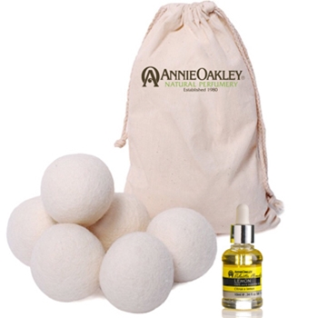 Wool Dryer Balls with Lemon