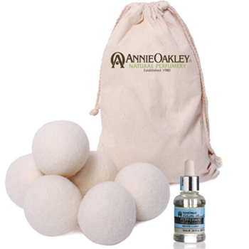 Wool Dryer Balls with Peppermint