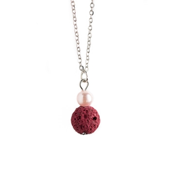 Pink Lava Necklace