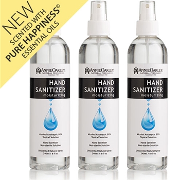 Pure Happiness® Hand Sanitizer<br>3-pc Bundle Natural Sprays 8 fl oz